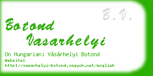 botond vasarhelyi business card